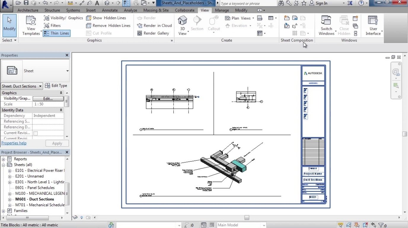 Government Building — Autodesk Revit 2D Coordinated Sheet & Sleeve Schedule