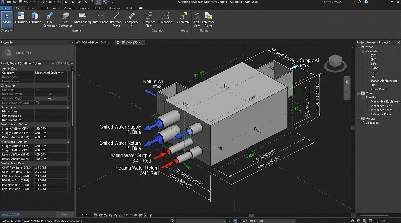 Rixos Al Alamein Hotel — Autodesk Revit Parametric Unitized Facade Panel Family