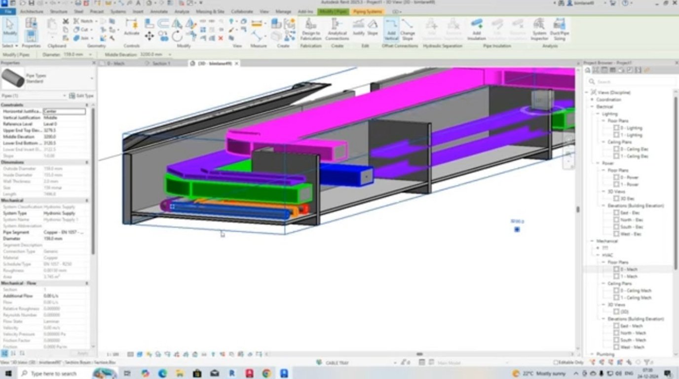 Qiddiya South West — Autodesk Revit 3D Multi-Discipline Coordination Viewport