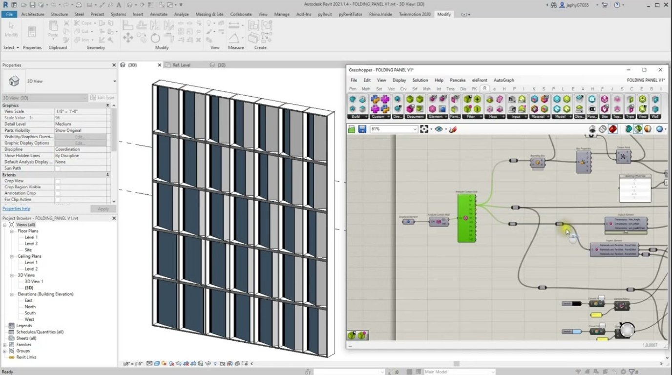 Computational BIM workflow Dynamo node network and pyRevit automation deliverable